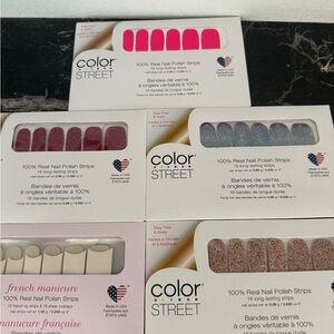 Color Street Nail Polish Strips - 5 packs